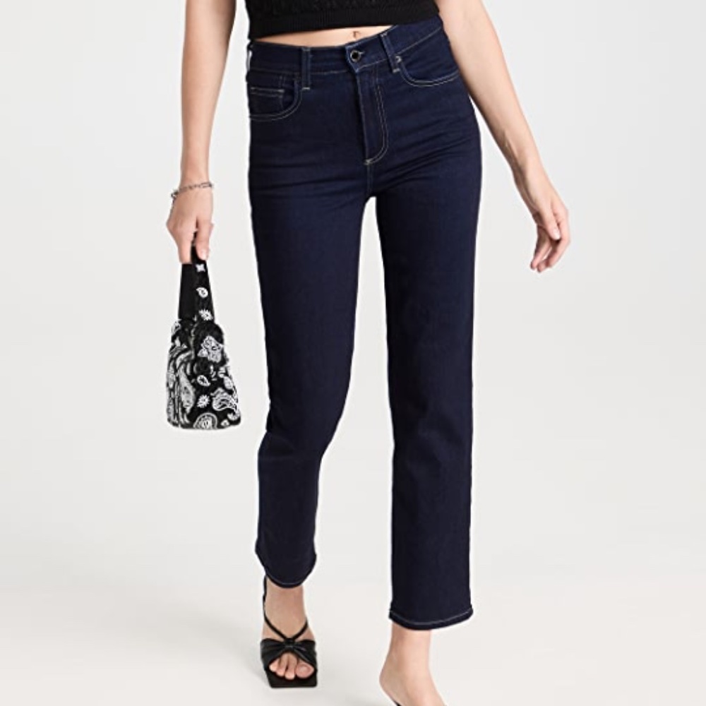 Le Jean Sabine High Rise Straight leg jeans